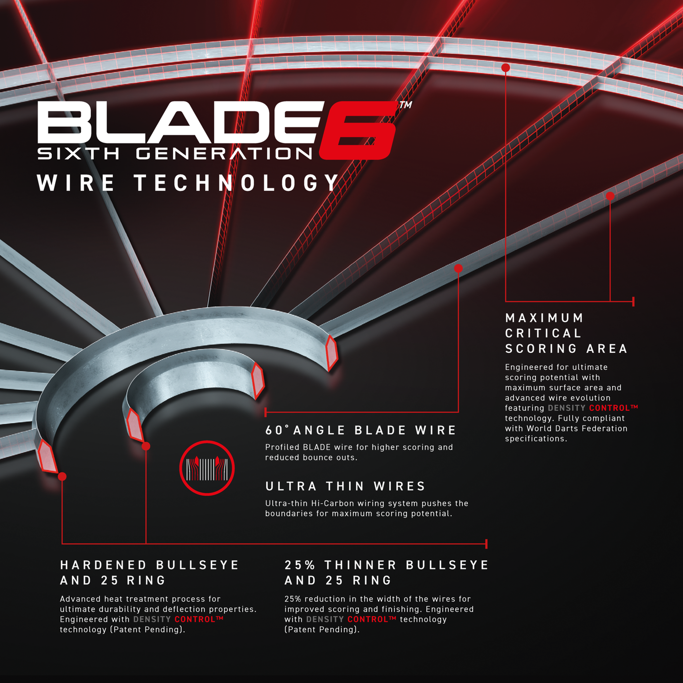 Winmau Blade 6 - Dartscheibe – Bild 5