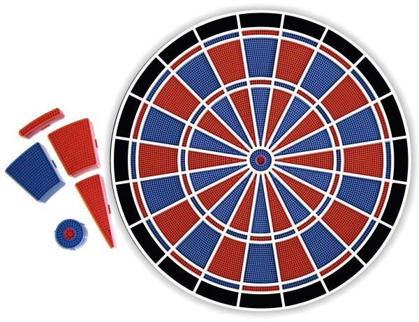 Karella - Ersatzscheibe für Premium Silver elektronische Dartscheibe
