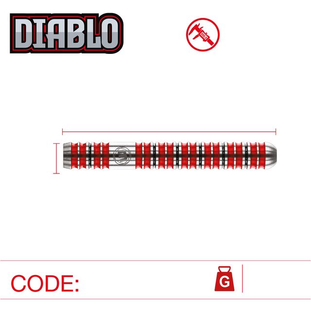 Winmau Diablo Parallel - 90% - Steeldarts – Bild 4