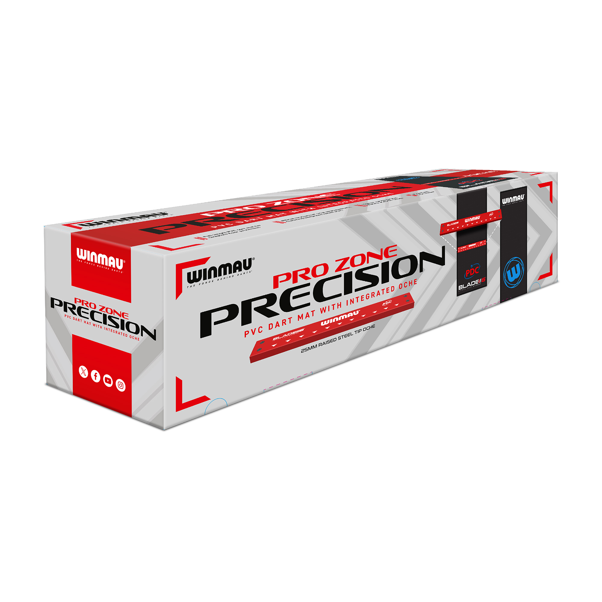 Winmau Pro Zone Preciscion PVC mit Oche - Dartmatte – Bild 4