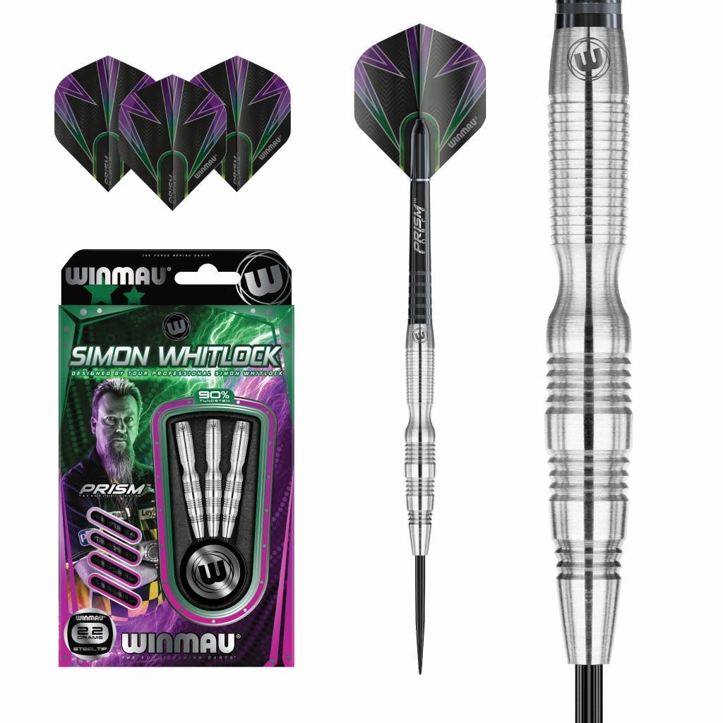Winmau Simon Whitlock Silver 90% - Steeldarts