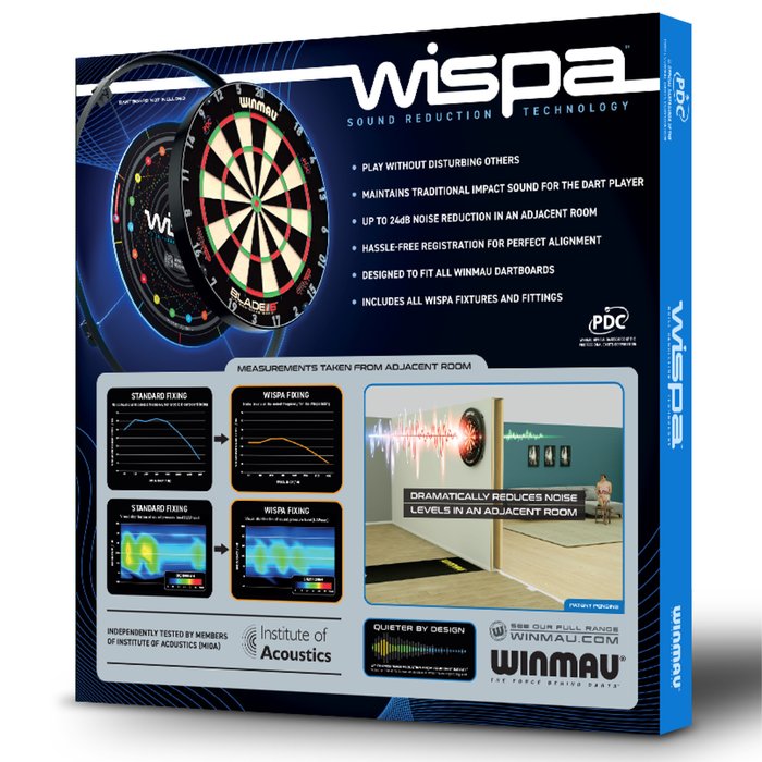 Winmau Wispa Sound Reduction System - Schalldämpfer für Dartboards – Bild 6