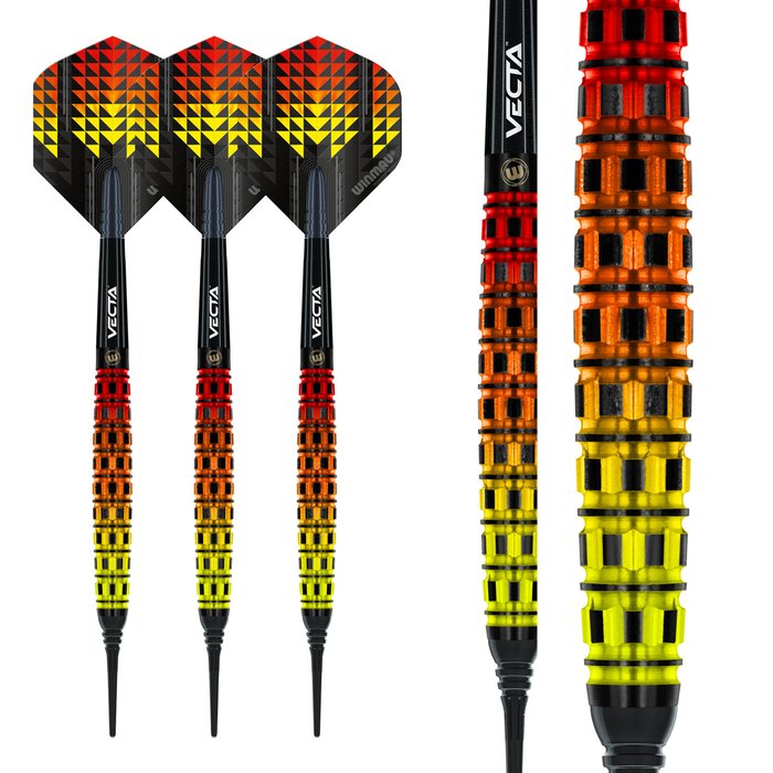 Winmau Firestorm Flame Torpedo 90% - Softdarts – Bild 4
