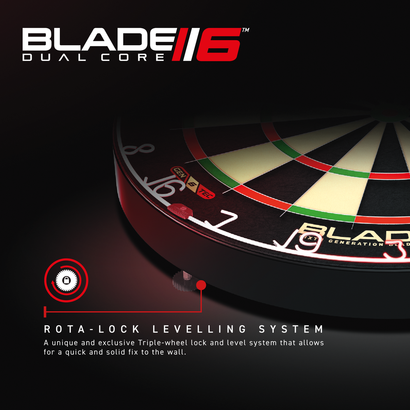Winmau Blade 6 Dual Core - Dartscheibe – Bild 4