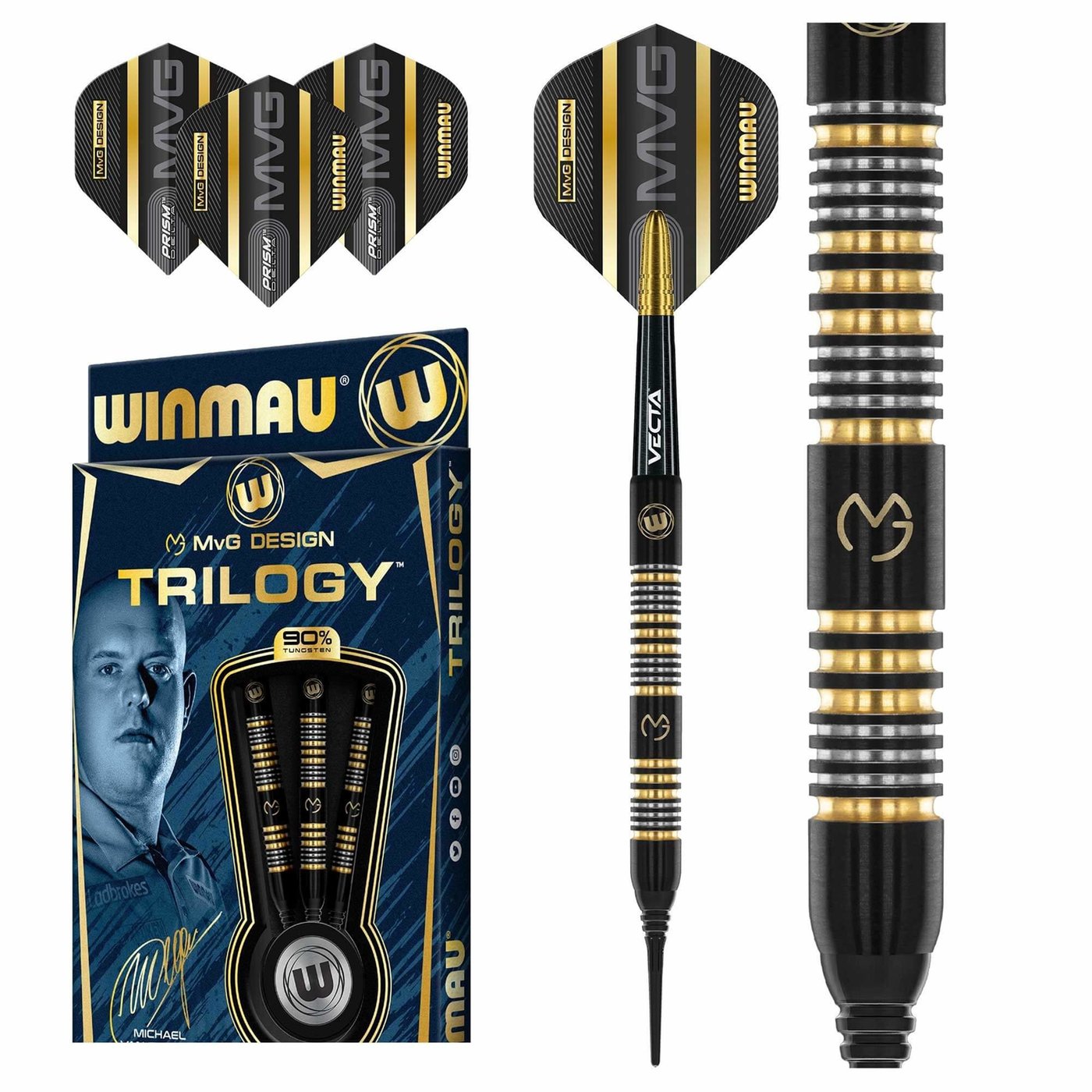Winmau Michael van Gerwen Trilogy 90% - Softdarts