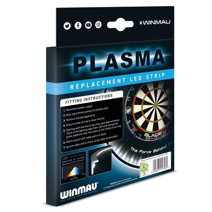 Winmau Plasma Ersatz LED-Streifen - Dartbeleuchtung – Bild 3