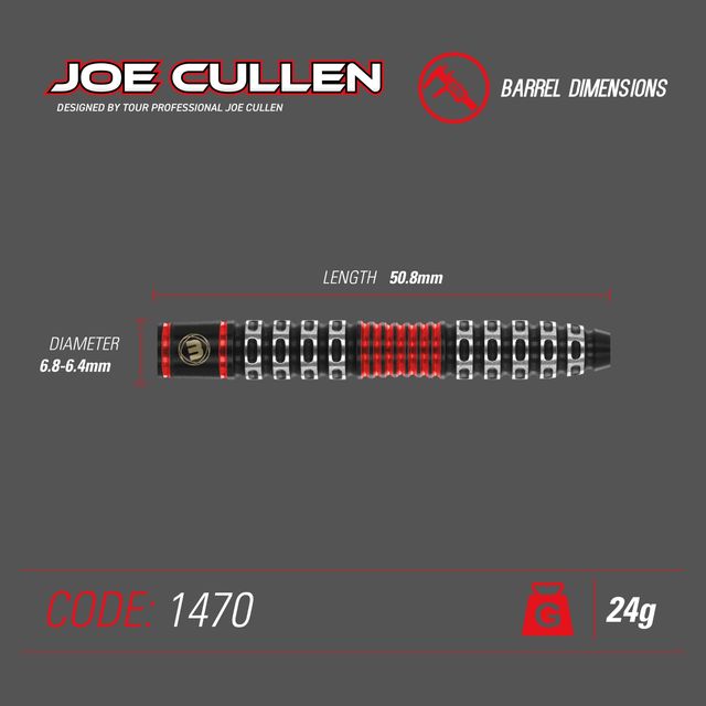 Winmau Joe Cullen Special Edition 90% - Steeldarts – Bild 5