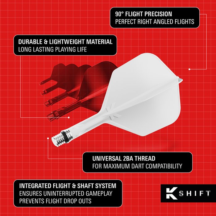 Target K-Shift white N02 - Flight-Shaft-System – Bild 3
