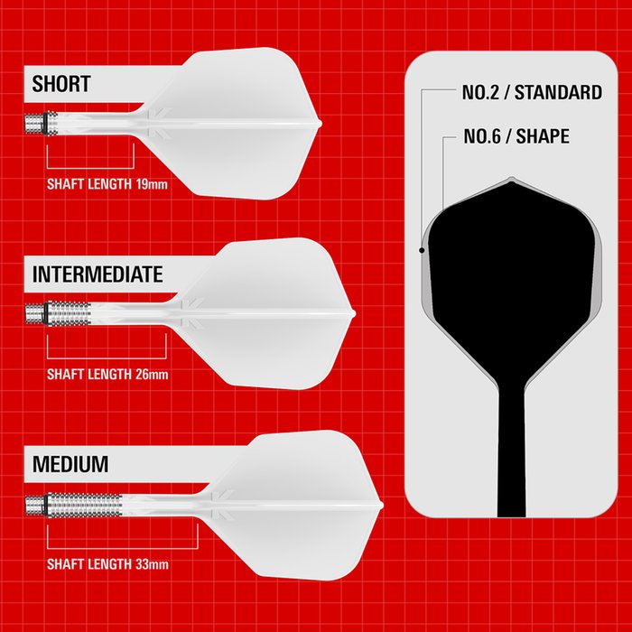 Target K-Shift white N02 - Flight-Shaft-System – Bild 5