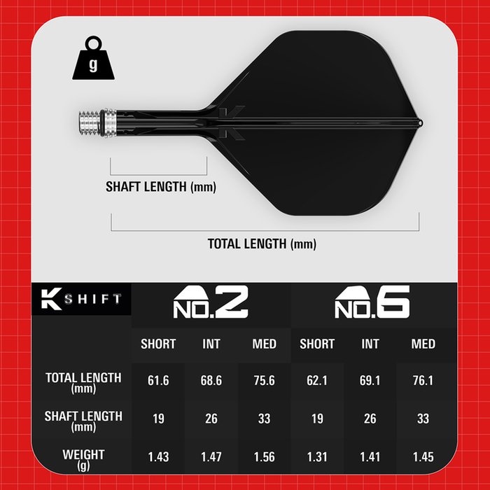 Target K-Shift black NO2 - Flight-Shaft-System – Bild 6