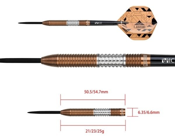 ONE80 Luxor Beta - Steeldarts – Bild 3