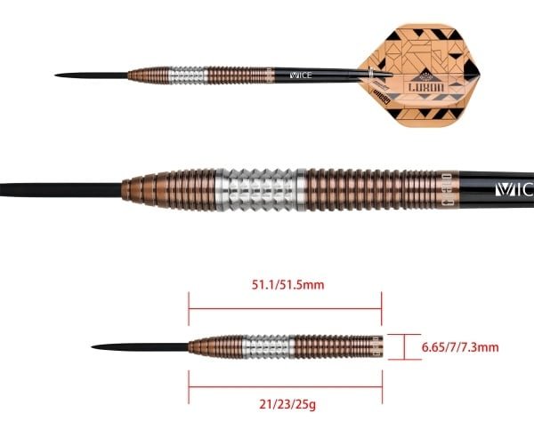 ONE80 Luxor Gamma - Steeldarts – Bild 3