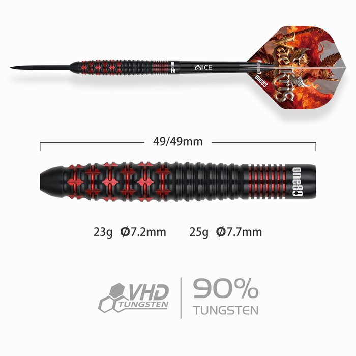 ONE80 Vaelkris V03 - Steeldarts – Bild 3