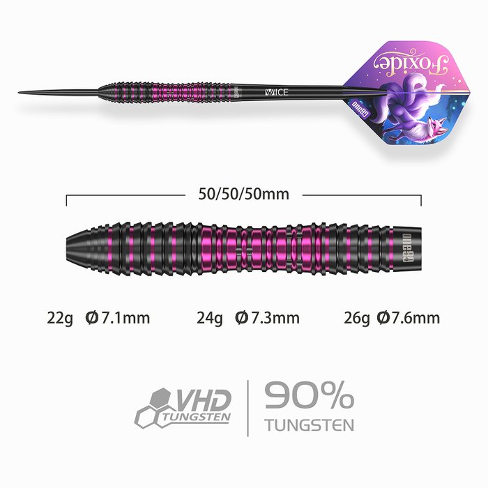 ONE80 - Foxide F3 - Steeldarts – Bild 4