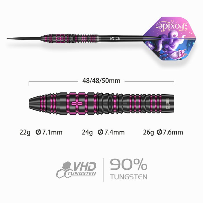 ONE80 - Foxide F4- Steeldarts – Bild 4