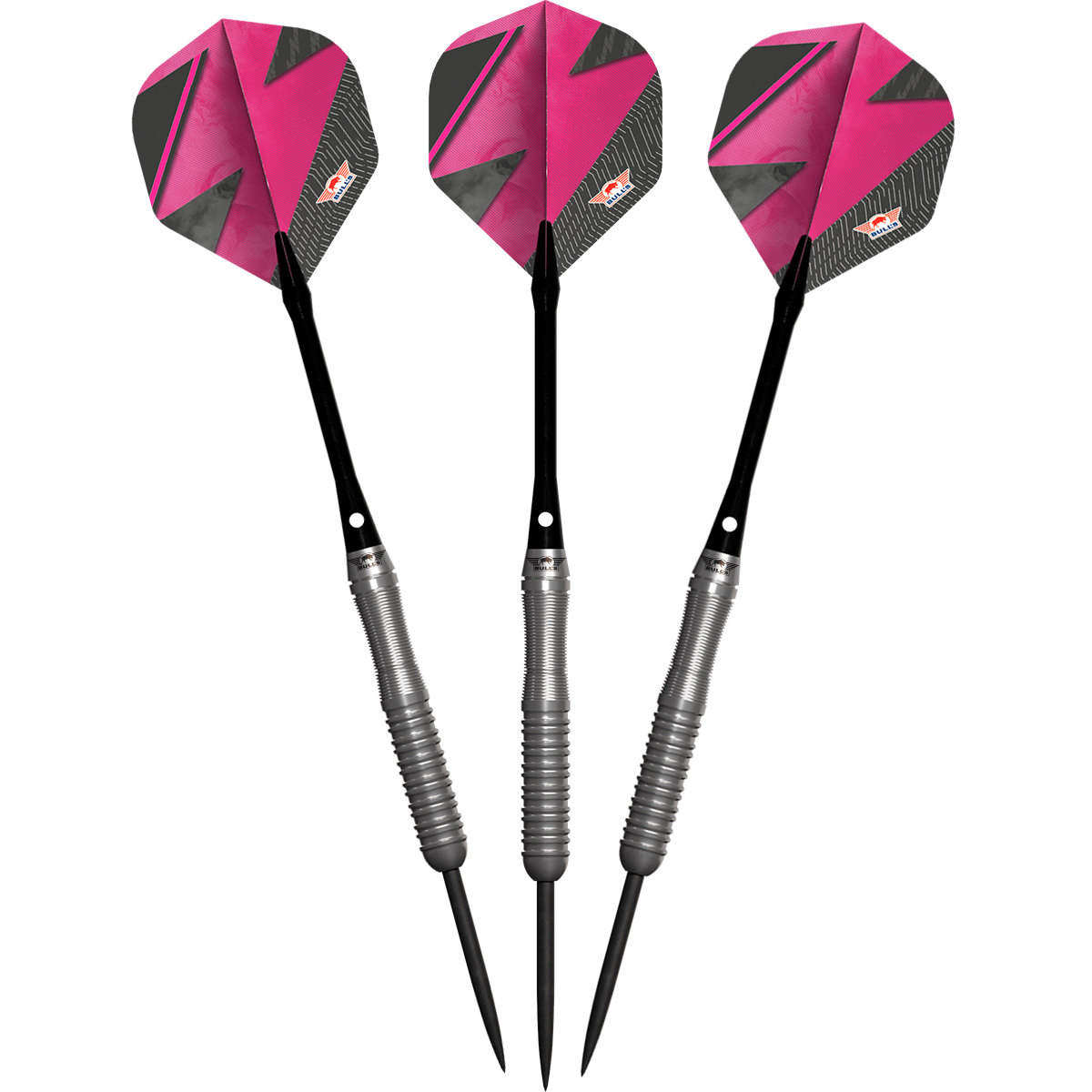 Bull's Lightning Pink 80% - Steeldarts – Bild 5