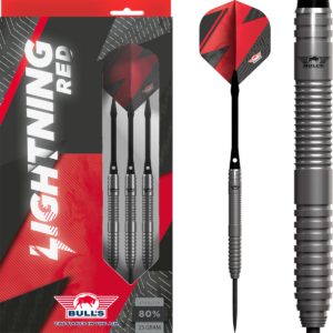 Bull's Lightning Red 80% - Steeldarts