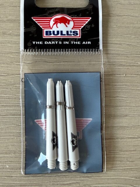 Bulls's Nylon Dura Shafts + Ring inbetween Naturweiss (40mm) – Bild 2
