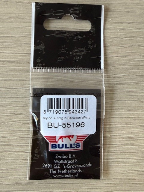 Bulls's Nylon Dura Shafts + Ring inbetween Naturweiss (40mm) – Bild 3