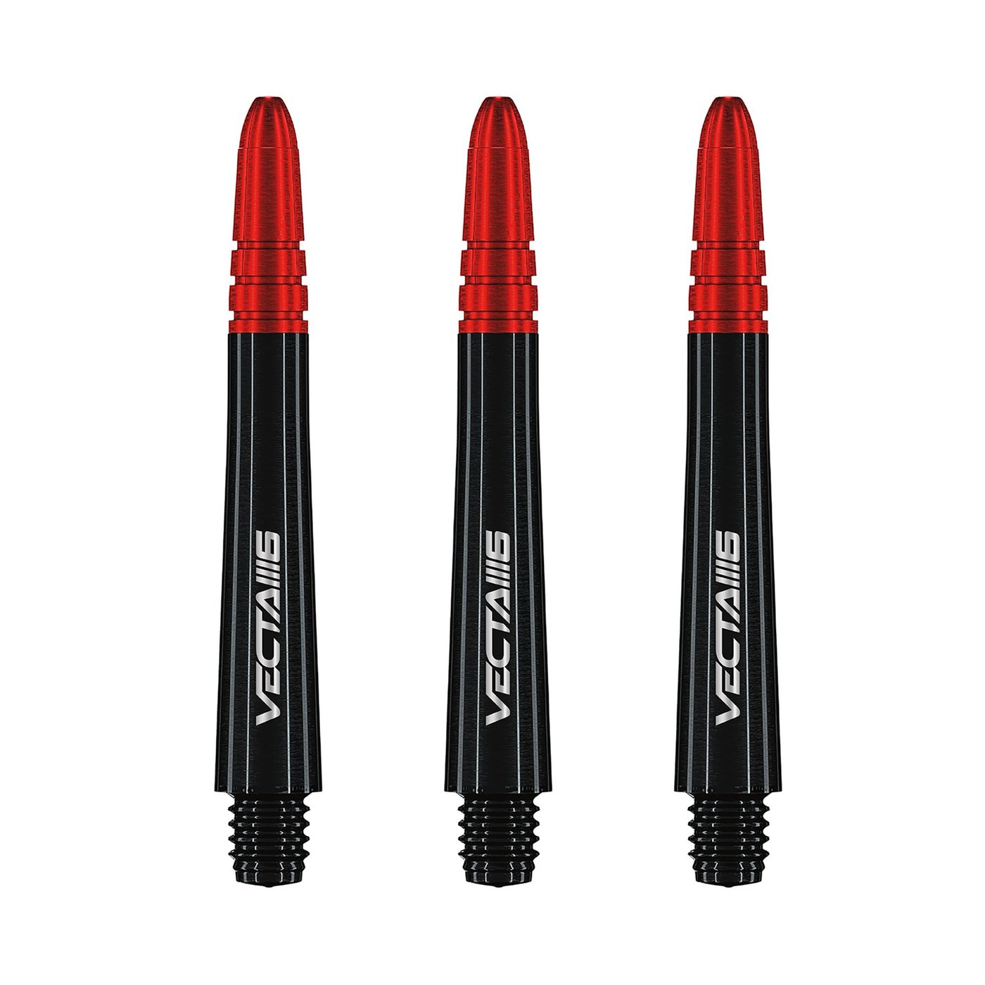 Winmau Vecta Blade 6 Schwarz/Rot - Dart Shafts