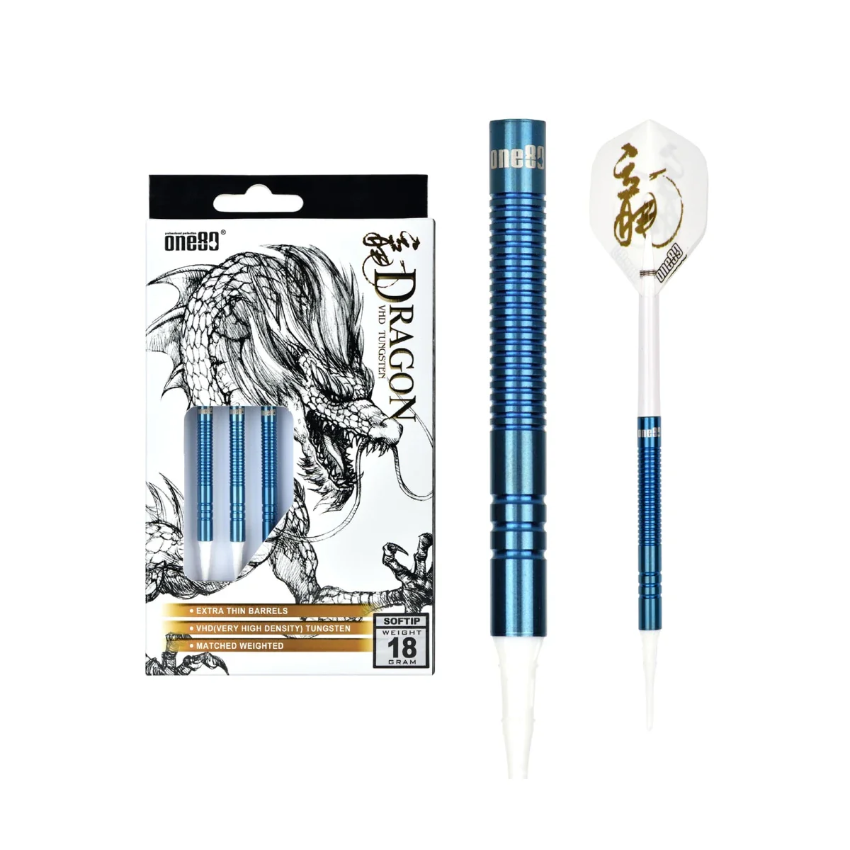 ONE80 Ice Dragon - Softdarts