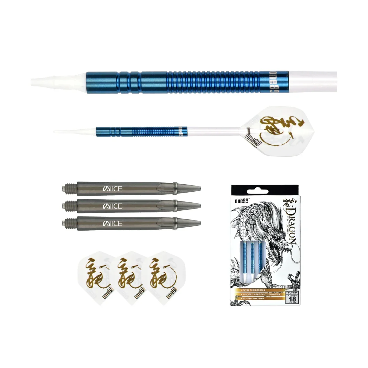 ONE80 Ice Dragon - Softdarts – Bild 5