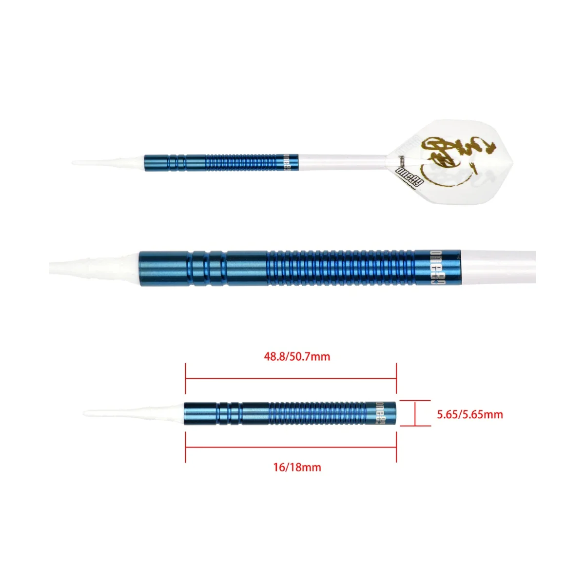 ONE80 Ice Dragon - Softdarts – Bild 3