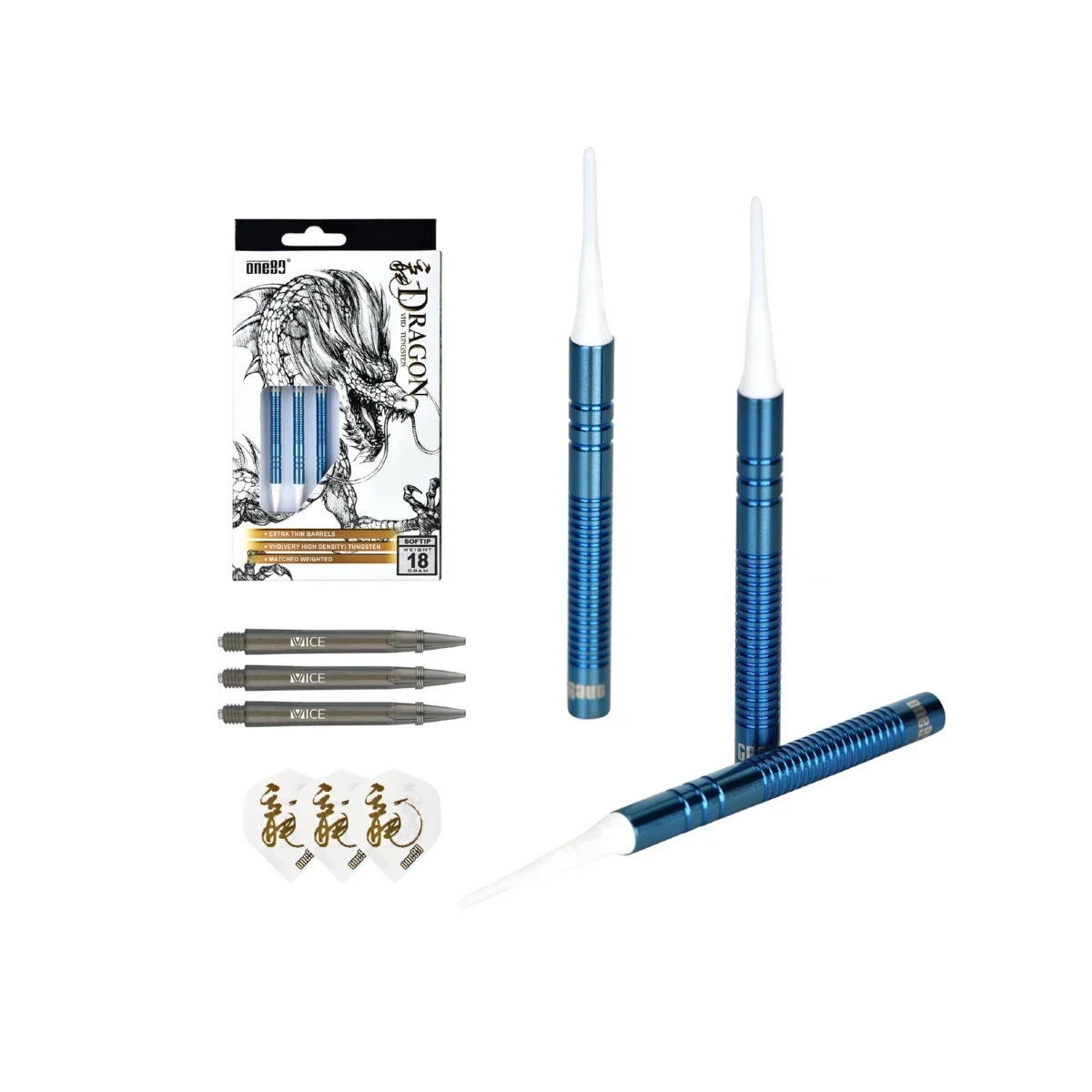 ONE80 Ice Dragon - Softdarts – Bild 4