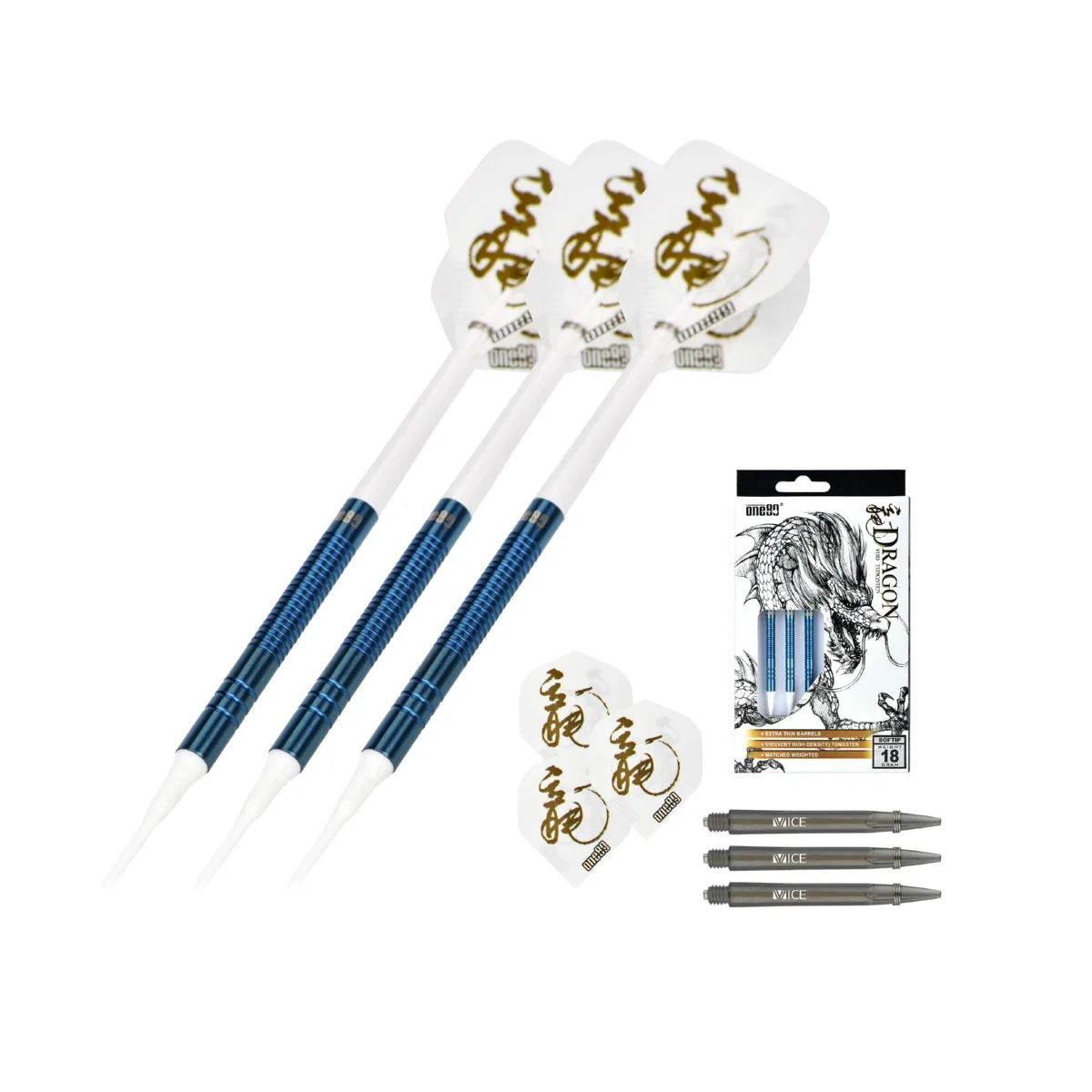 ONE80 Ice Dragon - Softdarts – Bild 2