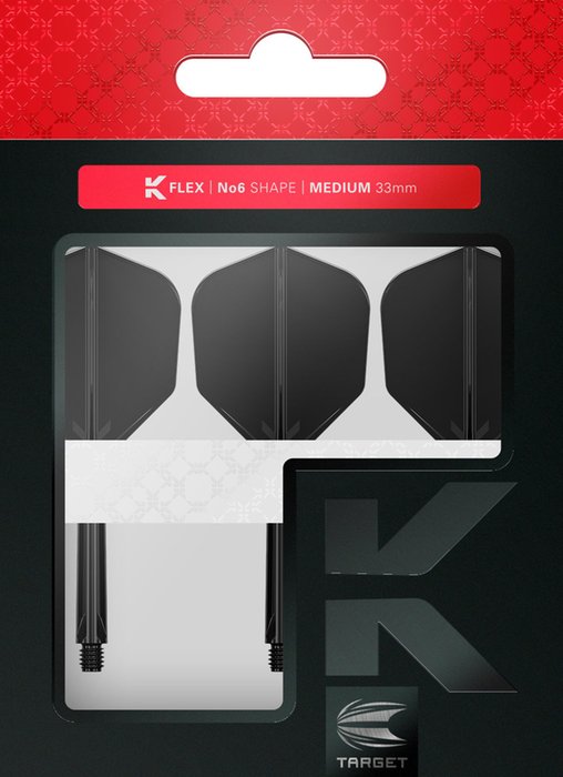 Target K-Flex NO6 black - Flight-Shaft-System – Bild 5