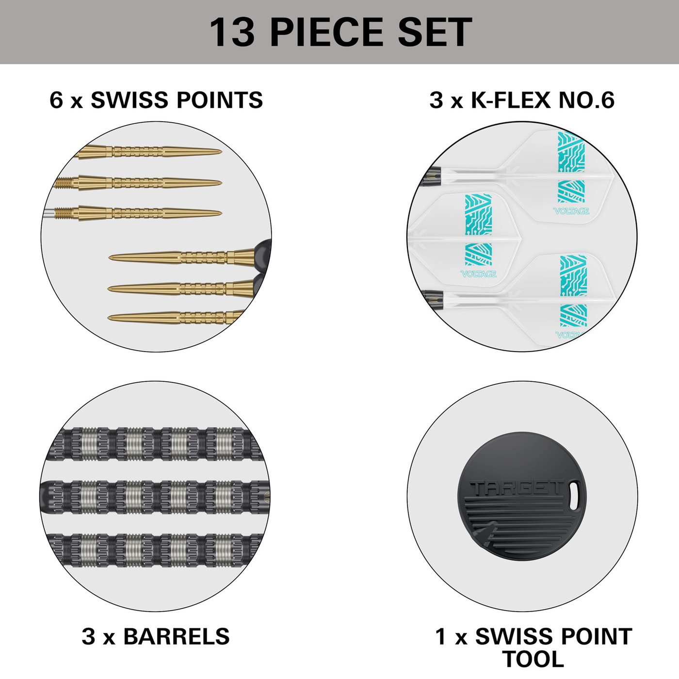 Target Rob Cross 95K Swiss Point 95% - Steeldarts – Bild 5