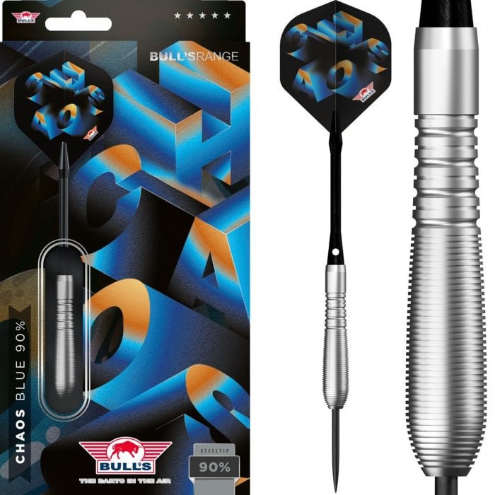 Bull's Chaos Blue 90% - Steeldarts
