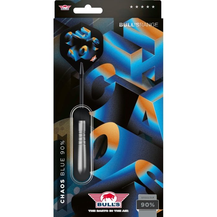 Bull's Chaos Blue 90% - Steeldarts – Bild 5