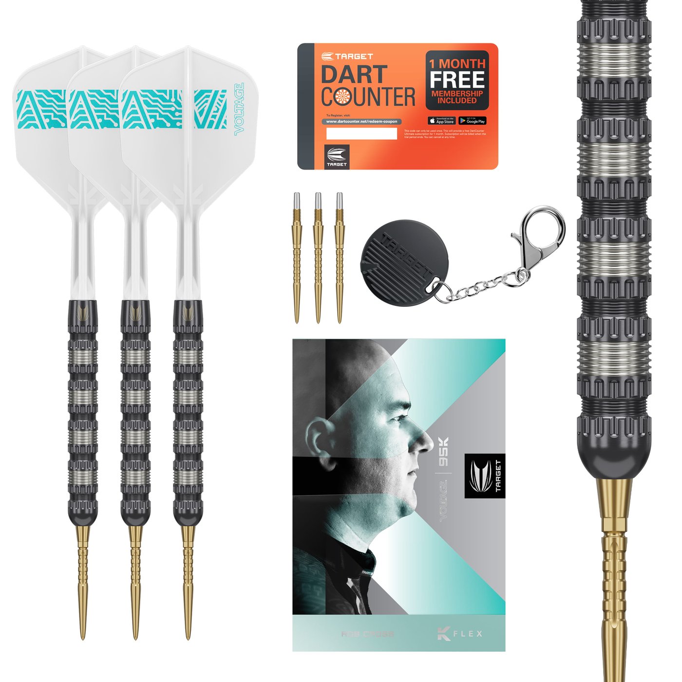 Target Rob Cross 95K Swiss Point 95% - Steeldarts