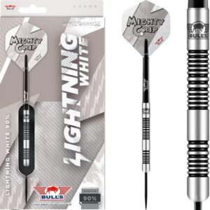 Bull's Lightning White 90% - Steeldarts