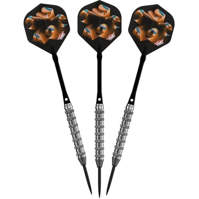 Bull's Chaos Orange 90% - Steeldarts – Bild 3