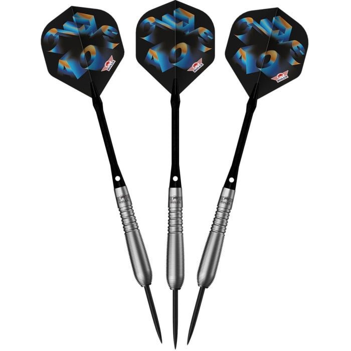 Bull's Chaos Blue 90% - Steeldarts – Bild 3