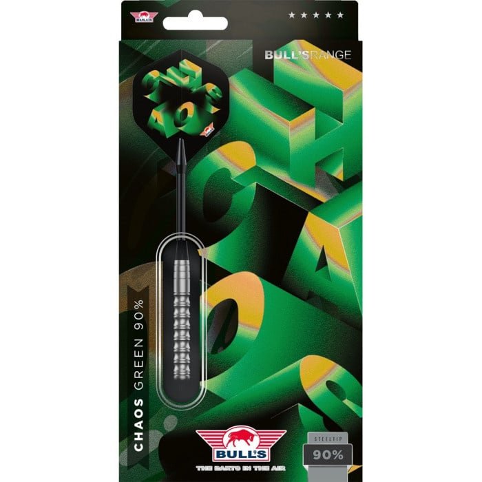 Bull's Chaos Green 90% - Steeldarts – Bild 5