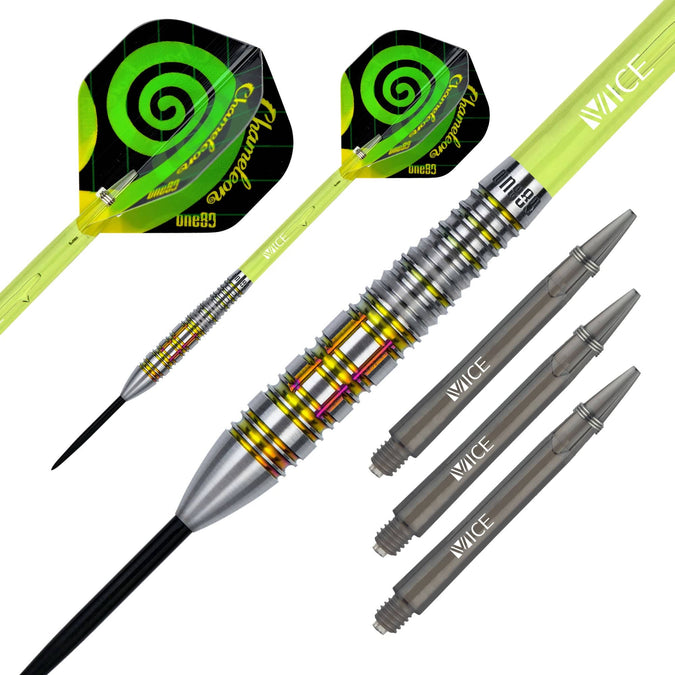 ONE80 Chameleon Emerald - Steeldarts – Bild 2
