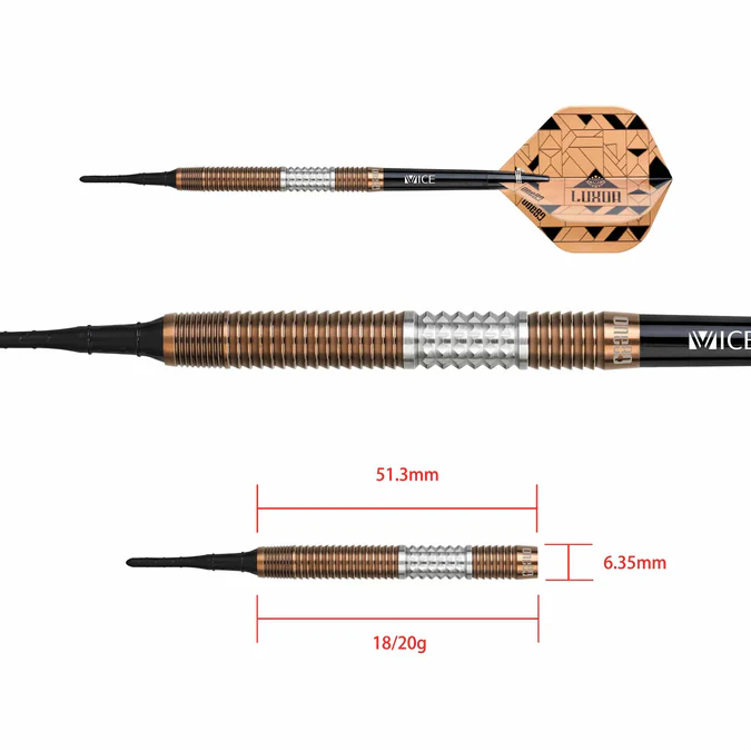 ONE80 Luxor Beta - Softdarts – Bild 3