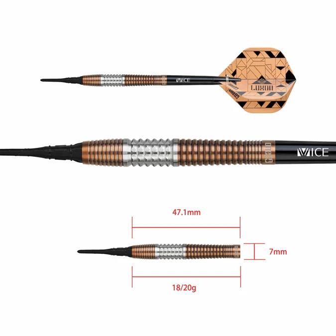 ONE80 Luxor Gamma - Softdarts – Bild 3