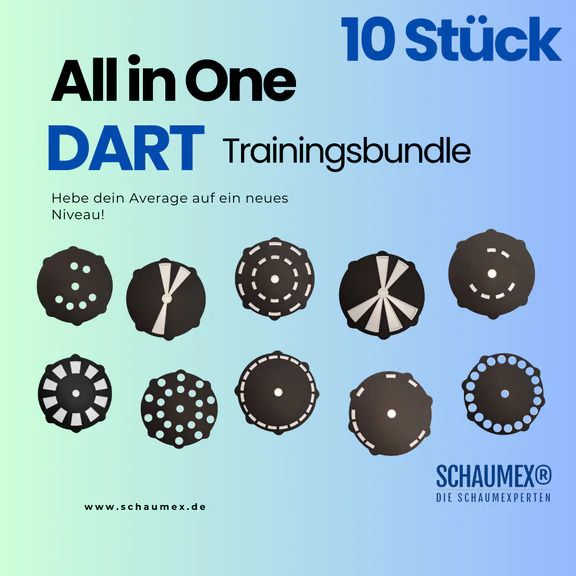 10er Set Target Foam Zieltrainer - Abdeckung Schaumstoff - Präzisionstraining