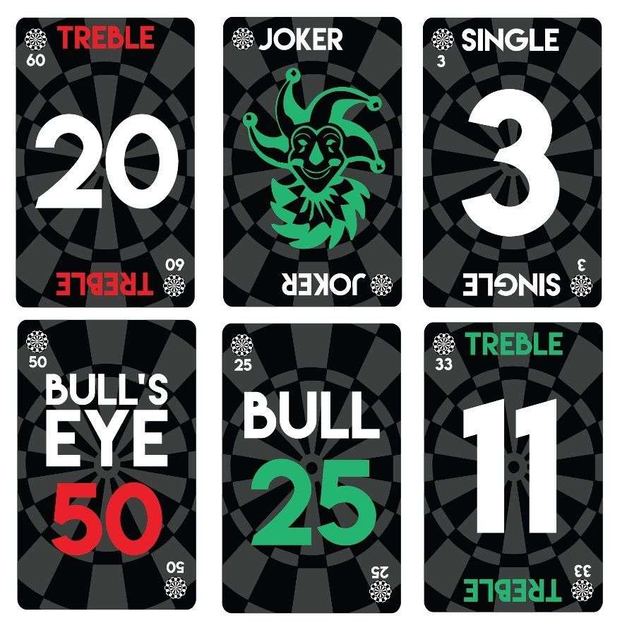 Bull's Deal a Dart - Kartenspiel - Check Out Wege lernen – Bild 2