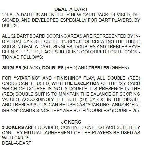 Bull's Deal a Dart - Kartenspiel - Check Out Wege lernen – Bild 4