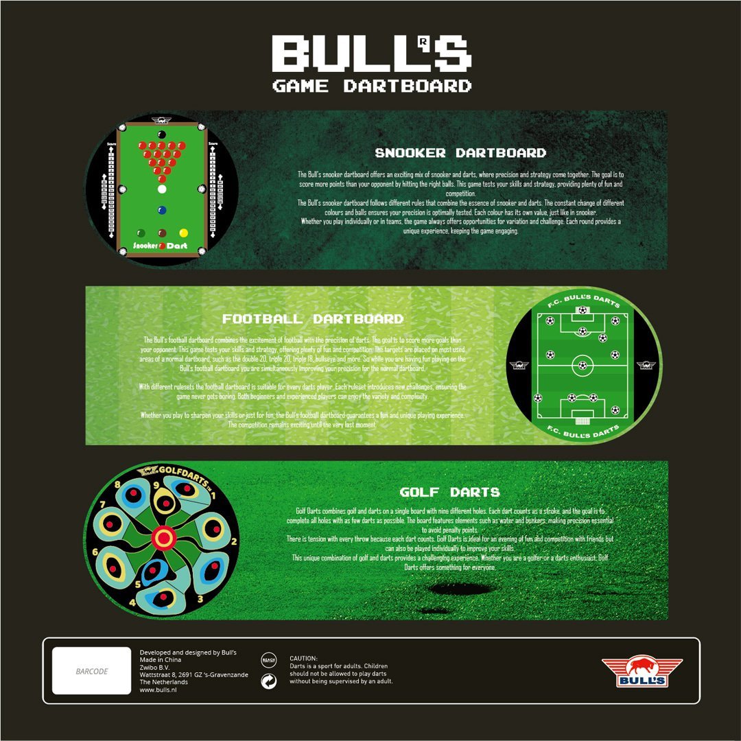 Bull’s Game Board Snooker - Funboard für Fokustraining – Bild 2