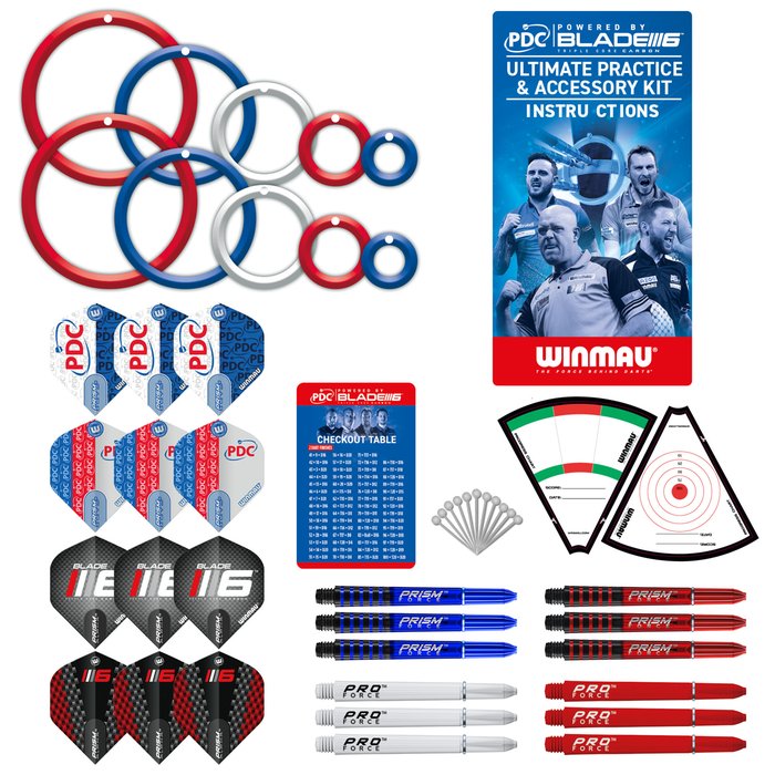 Winmau PDC Ultimate Practice & Zubehör Kit – Bild 2