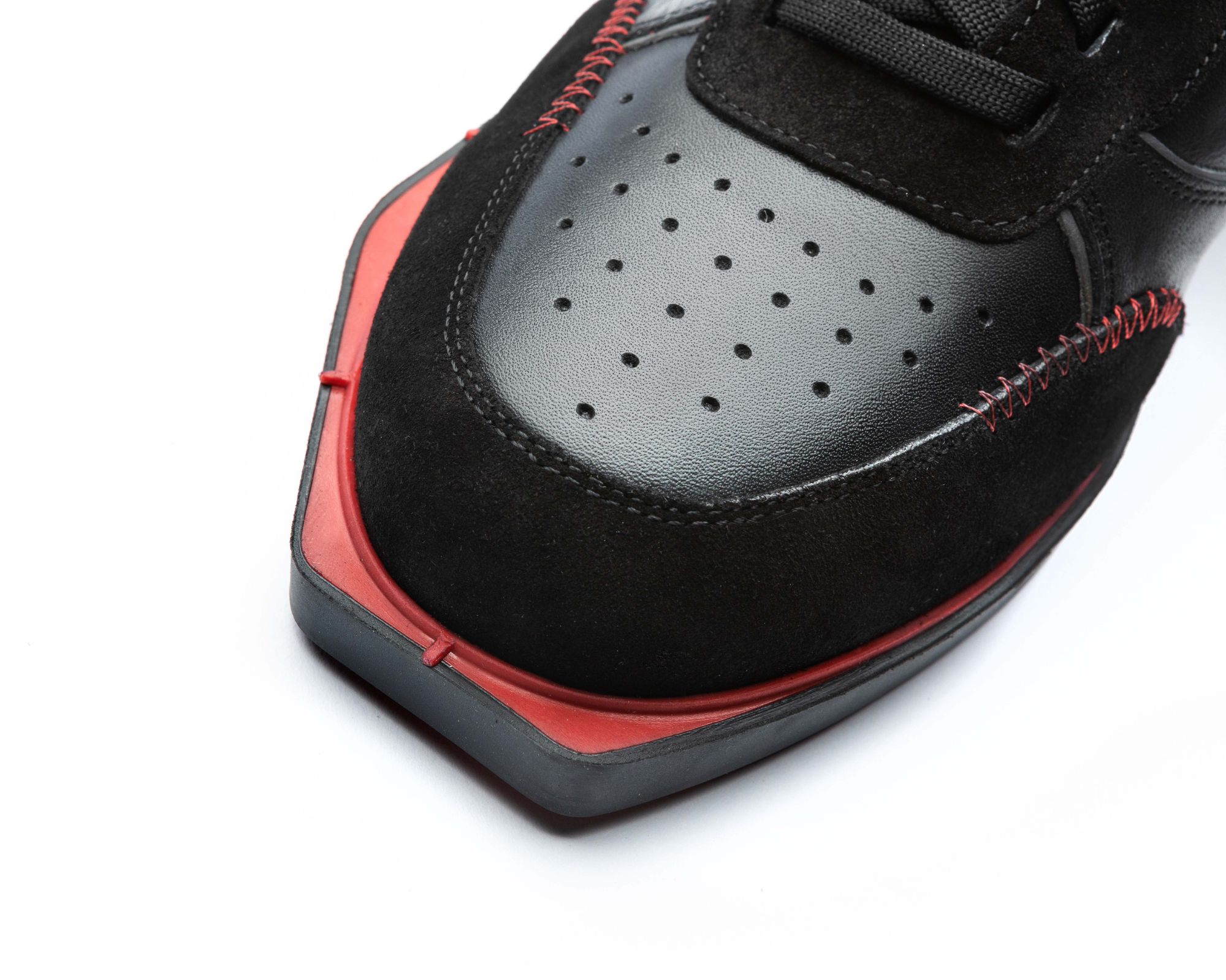Triple20 Dartschuhe Leder - Schwarz/Rot – Bild 4