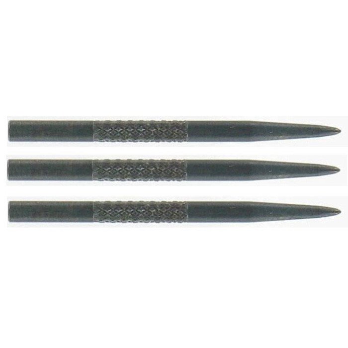 Bull's Knurled Grip Points Black - 35mm