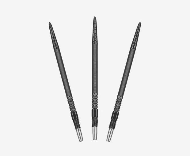 Target Swiss Points DX 40mm - black/silver/gold – Bild 2