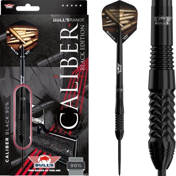 Bull's Caliber Black 90% - Steeldarts
